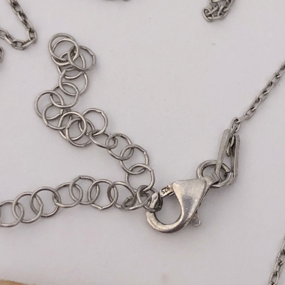 🦋 Butterfly 925 silver handmade enamel cz stones necklace - Picture 4 of 4